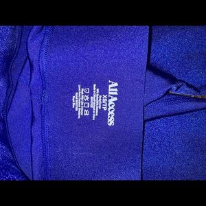 All access blue leggings
